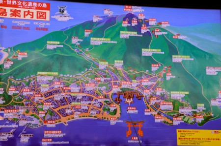 Map of Miyajima