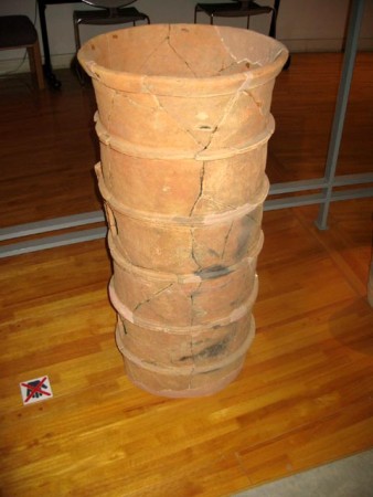 Cylinder vormige Haniwa