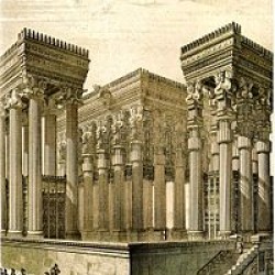 Persepolis Apadana zuil recon