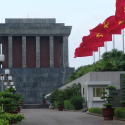 Ho Chi Min mausoleum, gesloten
