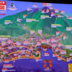 Map of Miyajima