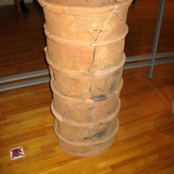 Cylinder vormige Haniwa