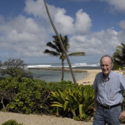 Bill Foran met Oʻahu kust
