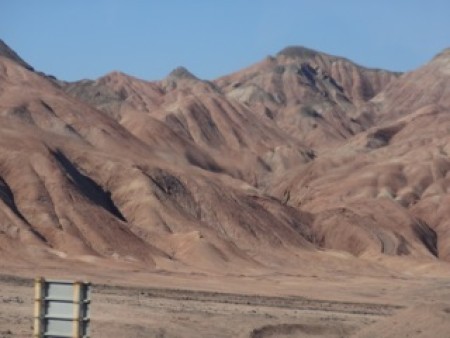 Woestijnweg bij Qom